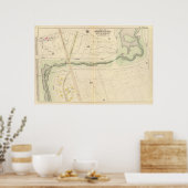 Poster Carte de Boston 2 (Cuisine)