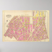 Poster Carte de Boston 28 (Devant)