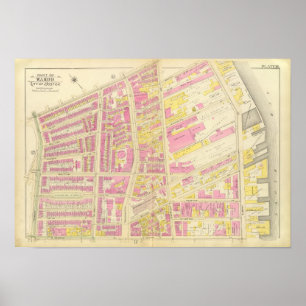 Poster Carte de Boston 8