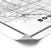 Poster Carte de Boulder (Coin)