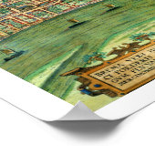 Poster Carte de Brême, de Civitates Orbis Terrarum par (Coin)