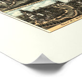 Poster Carte de Bristol, Connecticut de 1878 (Coin)