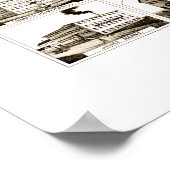 Poster Carte de Brockton, Massachusetts en 1882 (Coin)