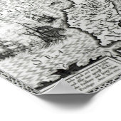 Poster Carte de Caernarvon, 1616 (Coin)