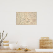 Poster Carte de campagne Savannah Goldsborough (Cuisine)