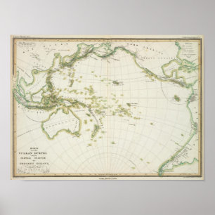 Poster carte de ceinture de volcan