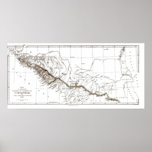 Poster carte de CIRCASSIA1840 (Devant)