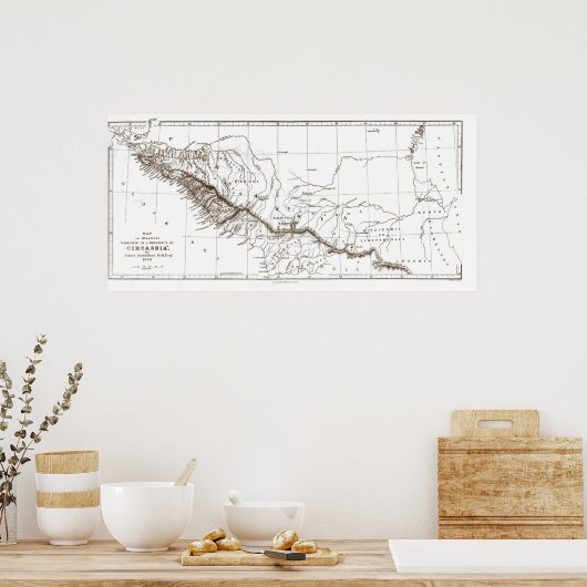 Poster carte de CIRCASSIA1840 (Cuisine)