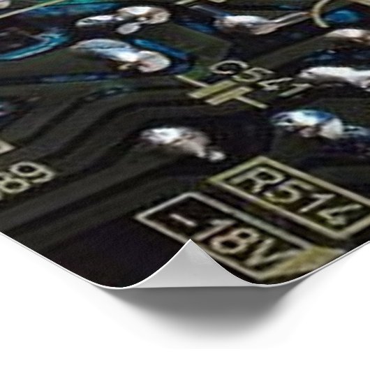 Poster Carte de circuit (Coin)