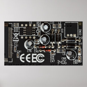 Poster Carte de circuit