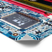 Poster Carte de circuit (Coin)