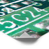 Poster Carte de circuit (Coin)