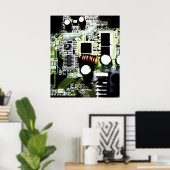 Poster Carte de circuit (Bureau à domicile)