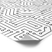 Poster Carte de circuit (Coin)