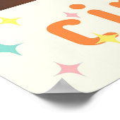 Poster Carte de circuit futuriste atomique Martini (Coin)