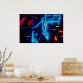 Poster Carte de circuit graphique (Cuisine)