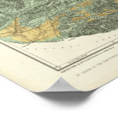 Poster Carte de classification des terres de Californie (Coin)