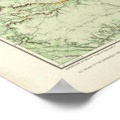 Poster Carte de classification des terres du Nouveau-Mexi (Coin)