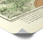 Poster Carte de classification des terres du Nouveau-Mexi (Coin)
