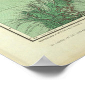 Poster Carte de classification des terres du sud-ouest du (Coin)