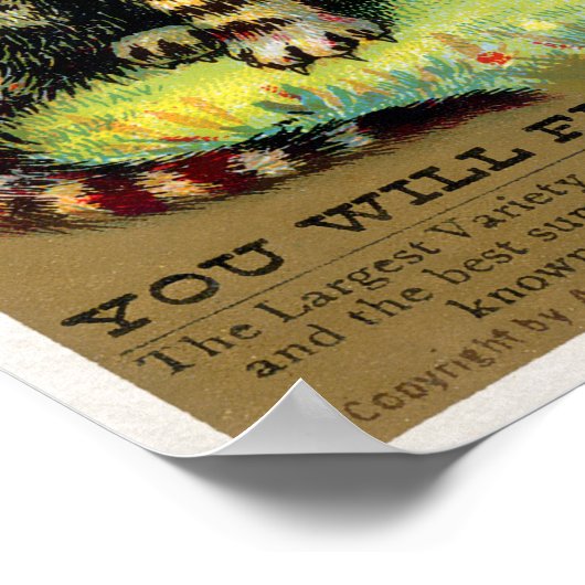 Poster Carte de commerce pour chats Frears #6 (sur 6) (Coin)