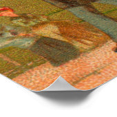 Poster Carte de commerce victorienne Little Beauties ciga (Coin)