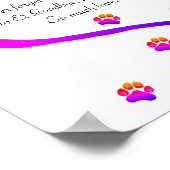 Poster Carte de condoléances pour la perte d'un animal de (Coin)