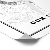 Poster Carte de Corpus Christi (Coin)