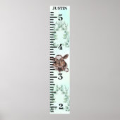 Poster Carte de croissance de l'Eucalyptus de l'aquarelle (Devant)