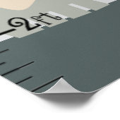 Poster Carte de croissance des animaux de la Jungle Ne ch (Coin)