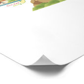 Poster Carte de dessin Suisse (Coin)