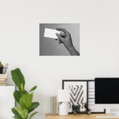 Poster Carte de détention pour femme (Bureau à domicile)