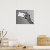 Poster Carte de détention pour femme (Cuisine)