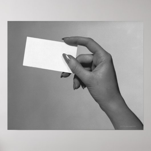 Poster Carte de détention pour femme (Devant)