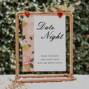 Poster Carte de Fête des mariées Date Night Ideas Scoopup