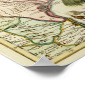 Poster Carte de Floride 1740 (Coin)