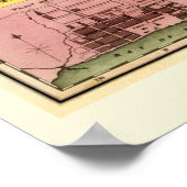 Poster Carte de Floride 1831 (Coin)