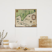 Poster Carte de Floride, de 'Brevis Narratio' (Cuisine)