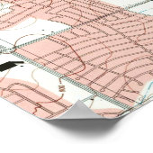 Poster Carte de Fort Worth Texas (1995) (Coin)