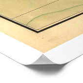 Poster Carte de fortification Biloxi Mississippi 1721 (Coin)