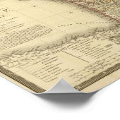 Poster Carte de France (Coin)