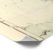 Poster Carte de France (Coin)