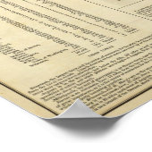 Poster Carte De Géorgie (Coin)