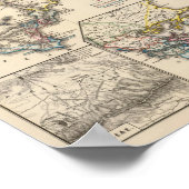 Poster Carte de Graecia, Macédoine, Thracia (Coin)