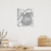 Poster Carte de Hanau, 1636 (Cuisine)