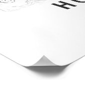 Poster Carte de Hong Kong (Coin)