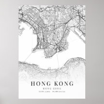 Carte de Hong Kong