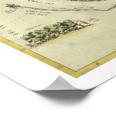 Poster Carte de Jérusalem et des environs, de 'C (Coin)