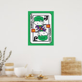 Poster Carte de jeu Chibi Joker (Cuisine)