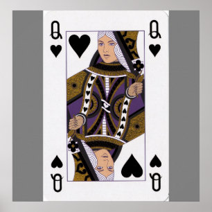 Poster carte de jeu différente